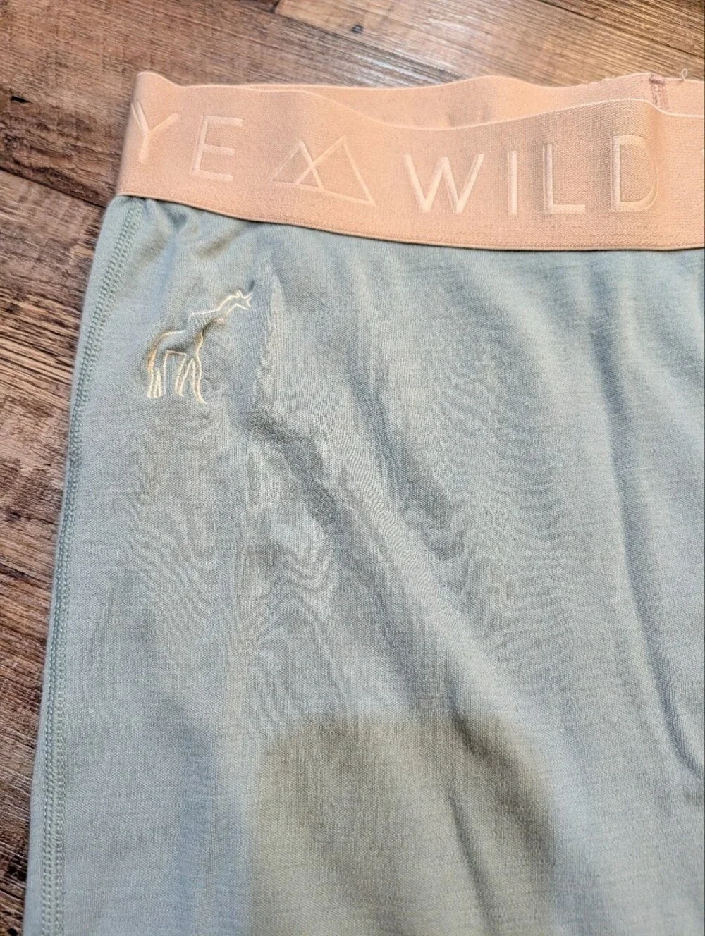 WildRye x SheJumps Jane 7/8 Crop Merino Wool Leggings Base Layer Sz 14